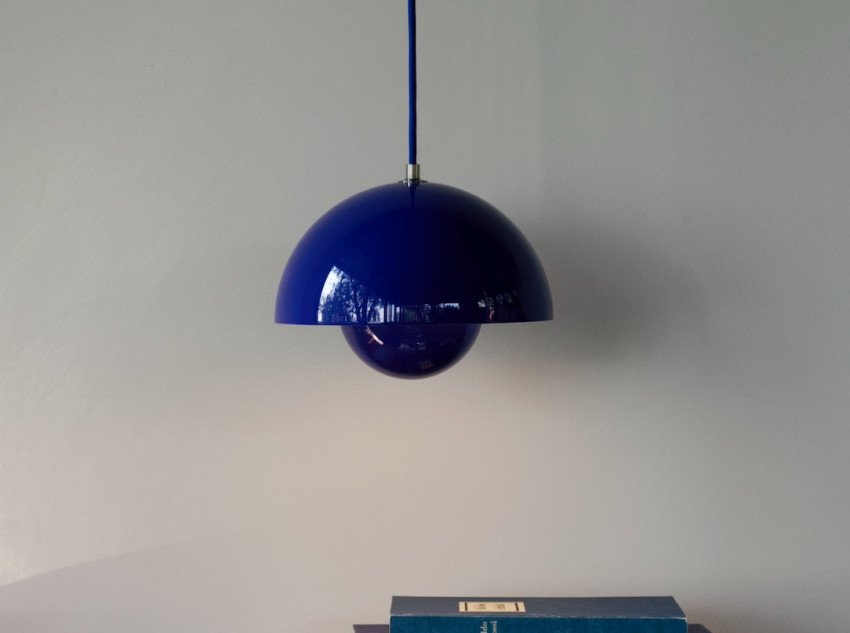 Світильник підвісний Flowerpot VP7, кобальтовий синій