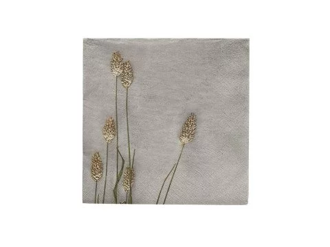 Бумажные салфетки Napkin Grass 2, светло-серые