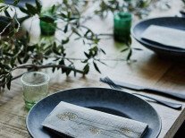 Паперові серветки Napkin Grass 2, світло-сірі Паперові серветки Napkin Grass 2, світло-сірі