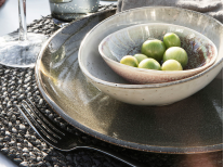 Набір серветок Placemat, circle, сірий