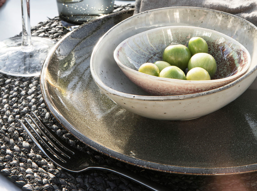 Набір серветок Placemat, circle, сірий