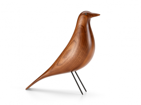 Статуэтка Eames House Bird, орех
