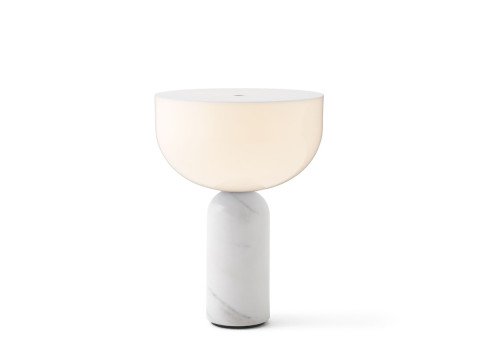 Портативная лампа Kizu, белый мрамор/белый акрил
