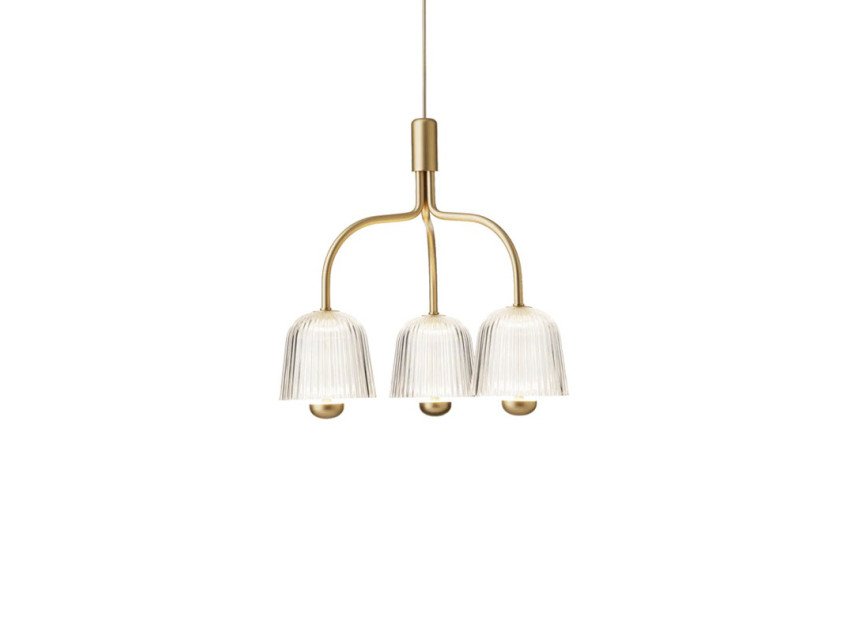 Світильник підвісний Asteea 3, латунь