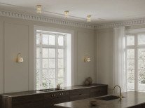 Світильник стельовий Asteea, латунь