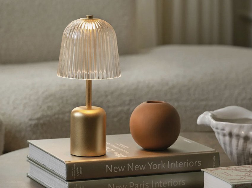 Портативна лампа Asteea, латунь