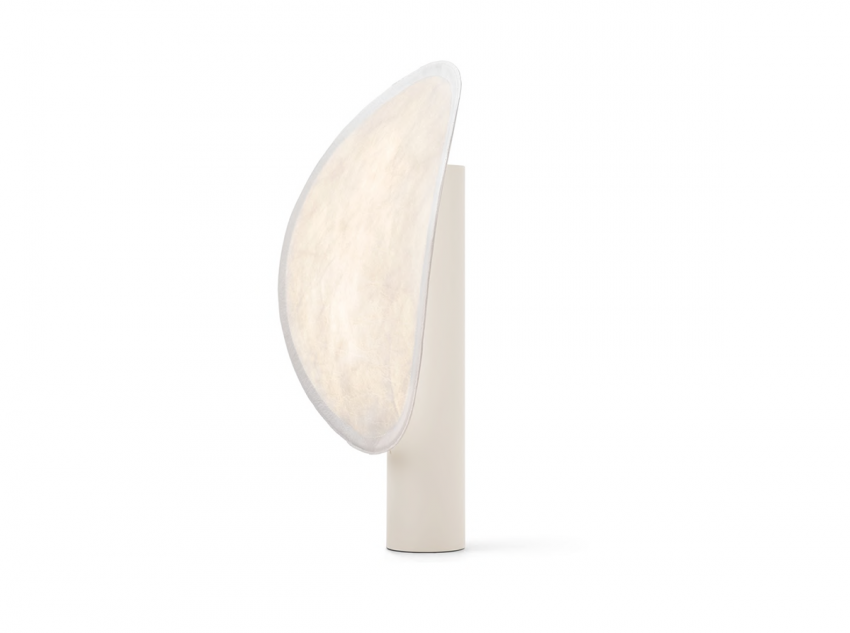 Портативная лампа Tense, белая/белая основа
