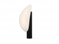 Портативна лампа Tense, біла/чорна основа