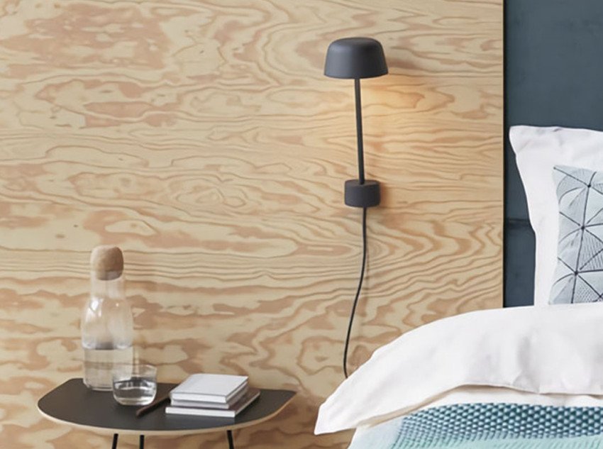 Настінний світильник Lean, пильно-зелений Настінний світильник Lean, пильно-зелений