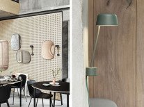 Настінний світильник Lean, пильно-зелений Настінний світильник Lean, пильно-зелений