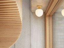 Світильник стельовий Memoir 120, латунь