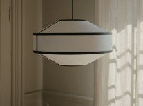 Светильник подвесной Kite, Ø55, черный/белый
