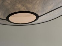Светильник подвесной Kite, Ø65, черный/белый