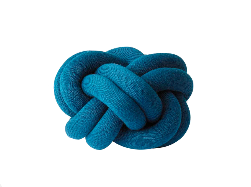 Подушка Knot, блакитна Подушка Knot, блакитна
