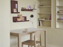 Полочка Folded, 63, серая