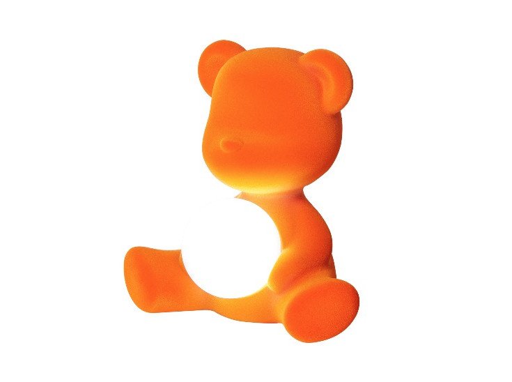 Портативна настільна лампа Teddy Girl-Velvet Finish, помаранчева