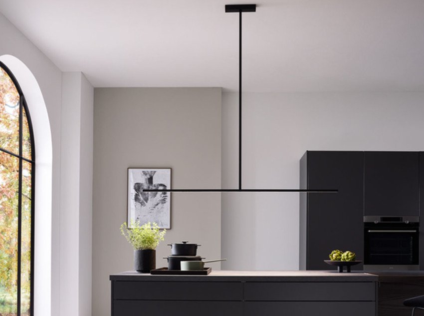 Світильник стельовий Fil 2.0, чорний