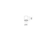 Накладной светильник Ray mini 1.0, золотой Накладной светильник Ray mini 1.0, золотой