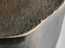 Кофейный столик Meta, антикварная латунь