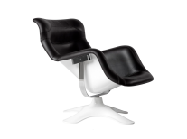 Лаунж крісло Karuselli, чорно-біле