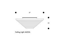 Світильник стельовий Aalto A622A, білий