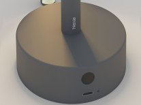 Портативна лампа Bow mini, оливкова