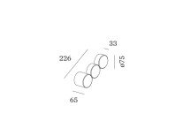 Настенный светильник Dot 3.0, белый