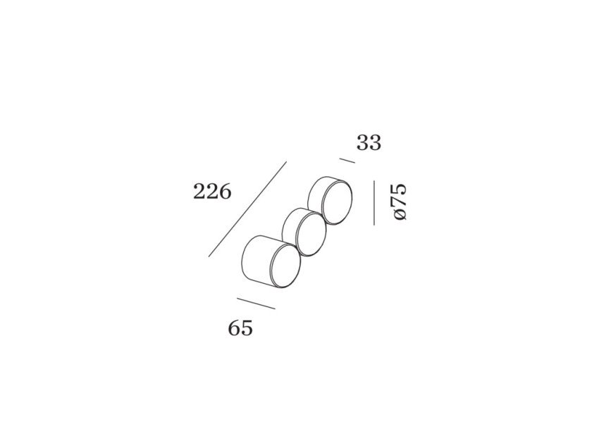 Настенный светильник Dot 3.0, белый