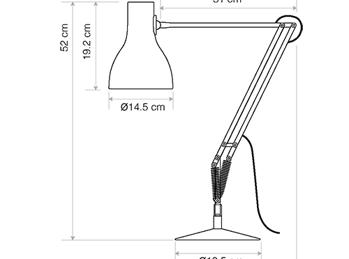 Настільна лампа Type 75 колекція Paul Smith, five