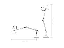 Настільна лампа Original 1227, нержавіюча сталь