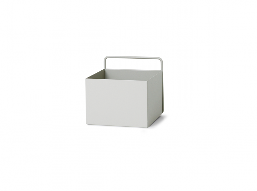 Настінне кашпо Wall Box, маленьке, світло-сіре