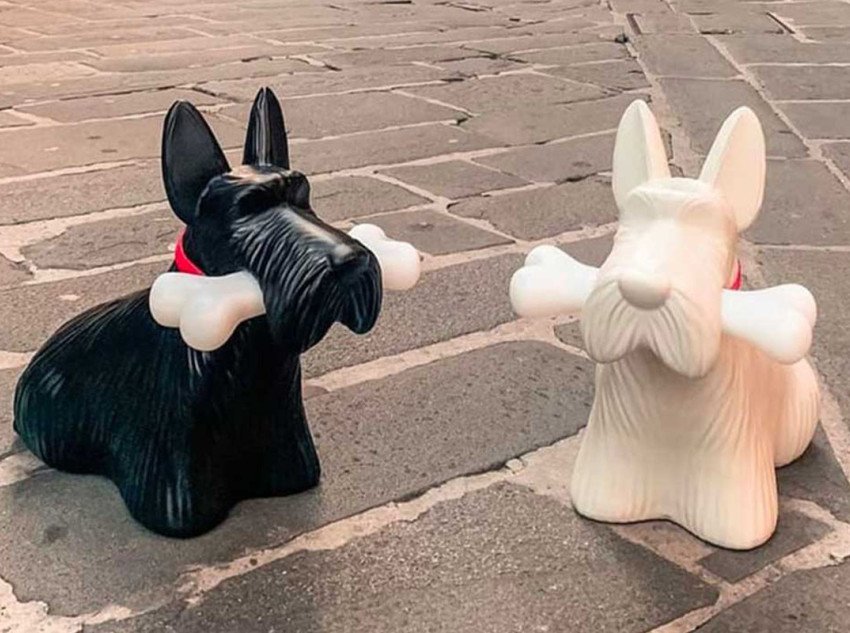 Портативна лампа Scottie, біла