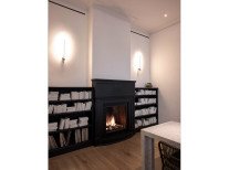 Світильник настінний Finlin 1.0, чорний матовий/золото