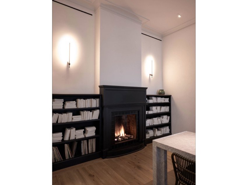 Світильник настінний Finlin 1.0, чорний матовий/золото