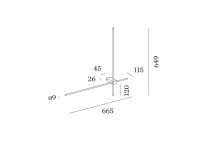 Світильник настінний Finlin 4.0, чорний матовий