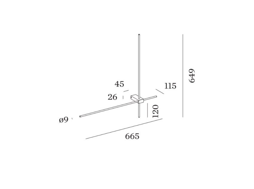 Світильник настінний Finlin 4.0, чорний матовий