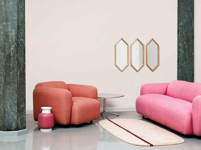 Дзеркало Lust, маленьке, пурпурне