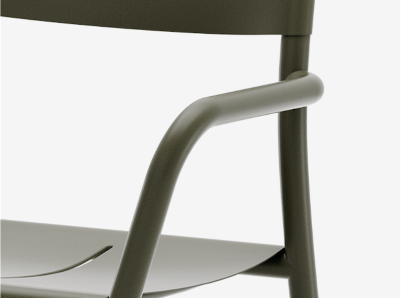 Крісло May, темно-зелене