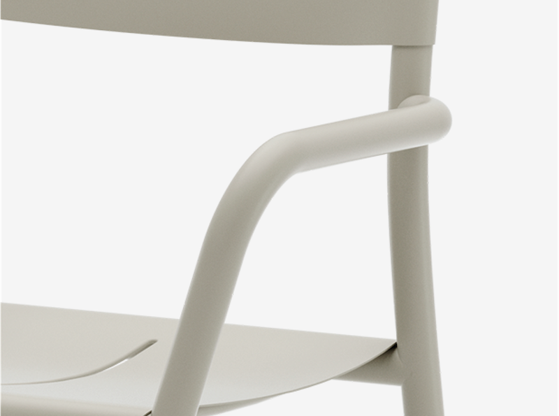 Крісло May, світло-сіре