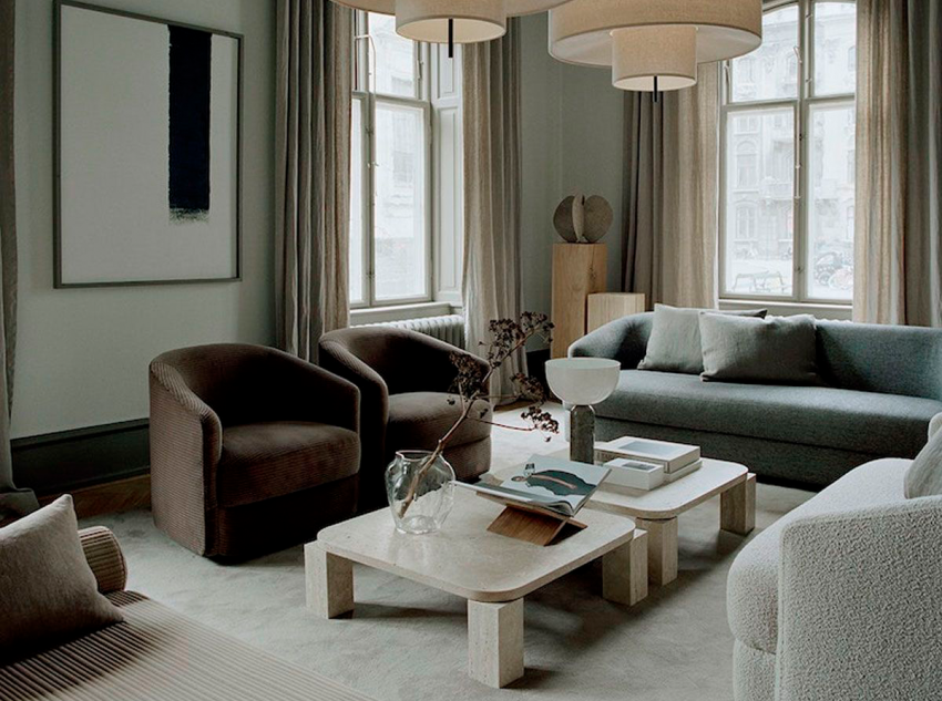 Журнальный стол Atlas, 82/82, бежевый