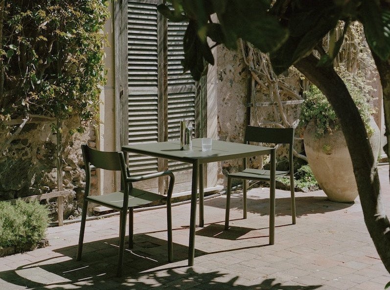 Обідній стіл May 85x85, темно-зелений