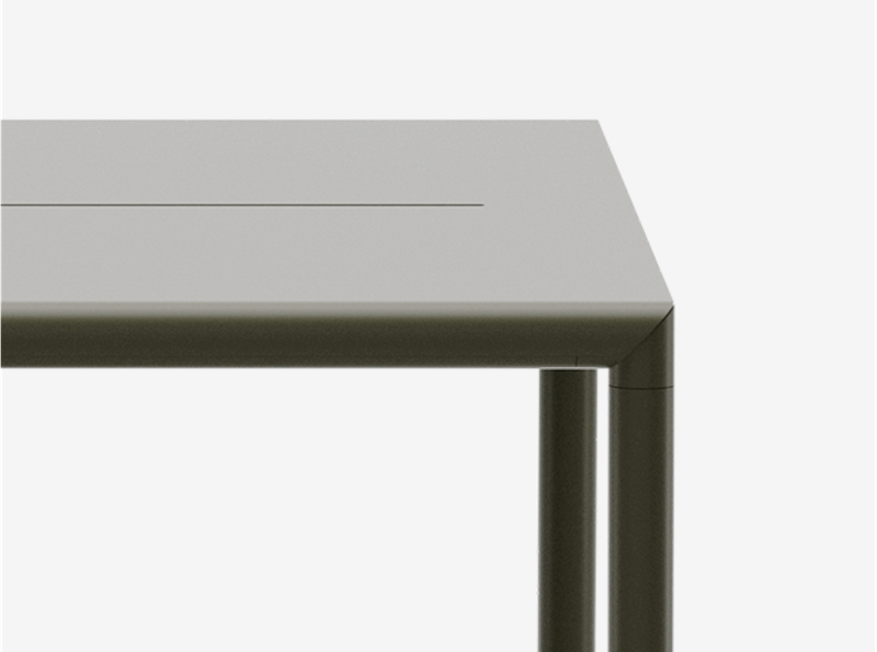 Обеденный стол May 170x85, темно-зеленый