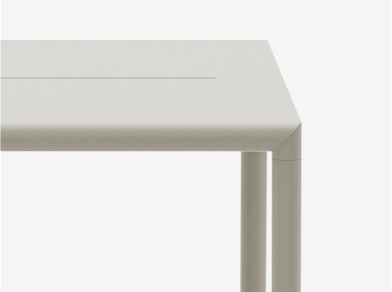 Обідній стіл May 170x85, світло-сірий