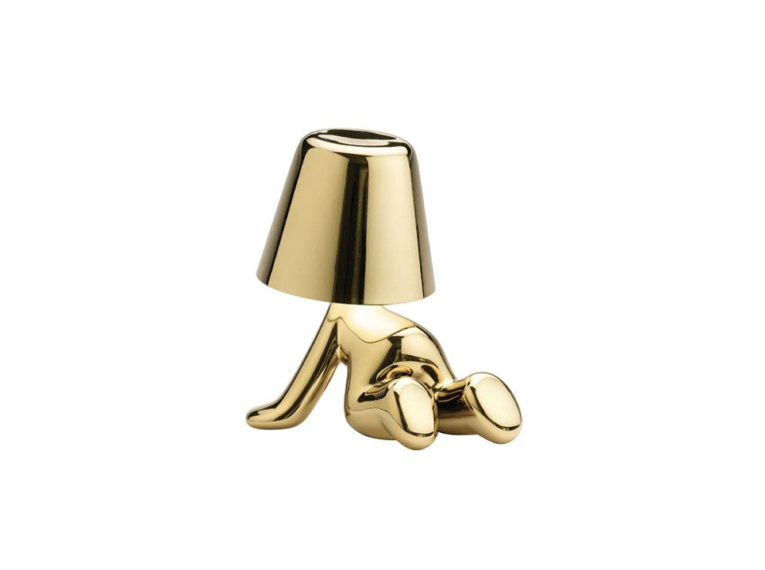 Портативна лампа Golden Brothers, Ron, золота