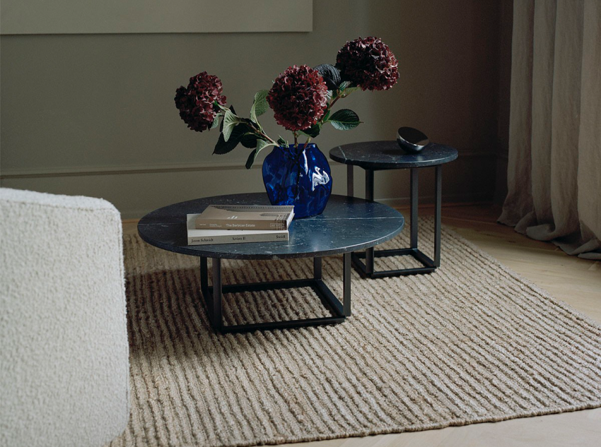 Столик Florence, 90 см, черный мрамор