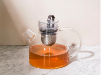 Чайник для заварювання Teapot, маленький, прозорий