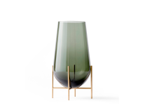 Ваза Échasse, середня, зелена/золота