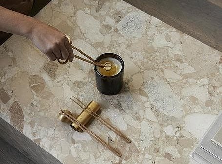 Набір для свічок Clip, золотий