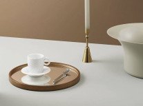 Чашка з блюдцем Twist, 15, біла