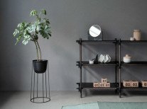 Система полок Stick System, коричневая/черная Система полок Stick System, коричневая/черная